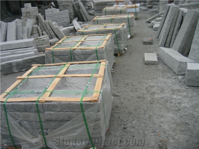 Chinese G603 Grey Granite Palisades in Pine Apple Picked, G603 Granite Kerbstone