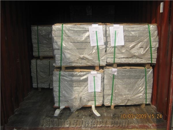 Chinese G603 Grey Granite Palisades in Pine Apple Picked, G603 Granite Kerbstone