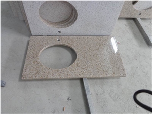 Chinese G682 Rust Yellow Countertop in Polished, G682 Granite Kitchen Countertops