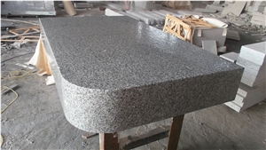 Chinese Grey G603 Polished Steps Block,Deck Stair,Stari Treads Flamed,, G603 Granite Deck Stair