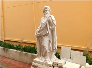 France Beige Limestone Sculpture & Statue, Human Sculptures, Limestone Carving