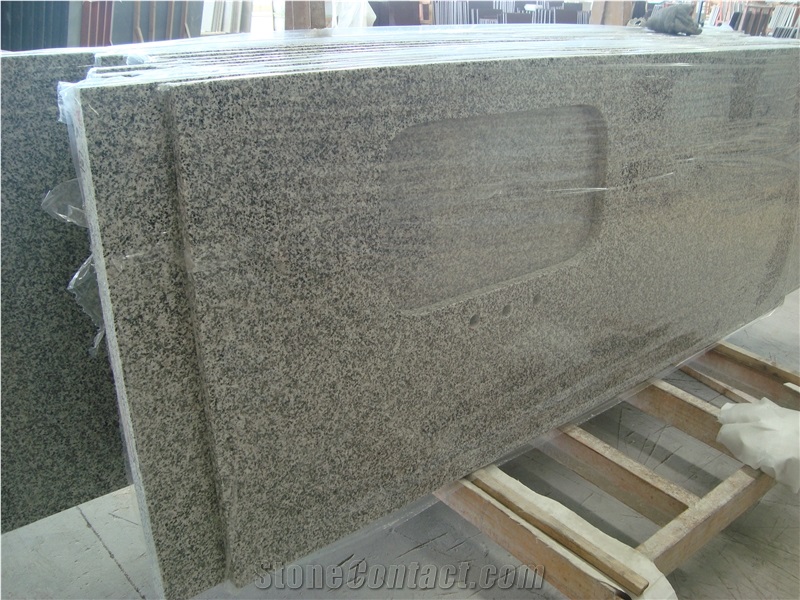 G603 Granite Coutertop , Sesame White Granite Countertop, Vanity Top