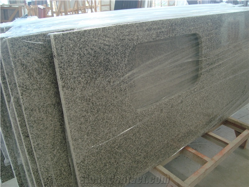 G603 Granite Coutertop , Sesame White Granite Countertop, Vanity Top