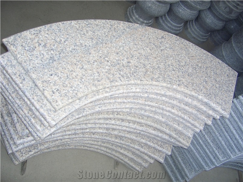 G603 Grey Granite Garden Table and Bench