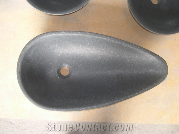 G684 Black Basalt Vessel Sinks