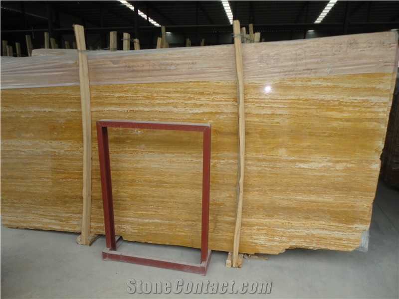 Golden Travertine Slab, Golden Travertine Tiles, Golden Travertine, Imperial Gold Travertine, French Pattern Travertine Tiles,