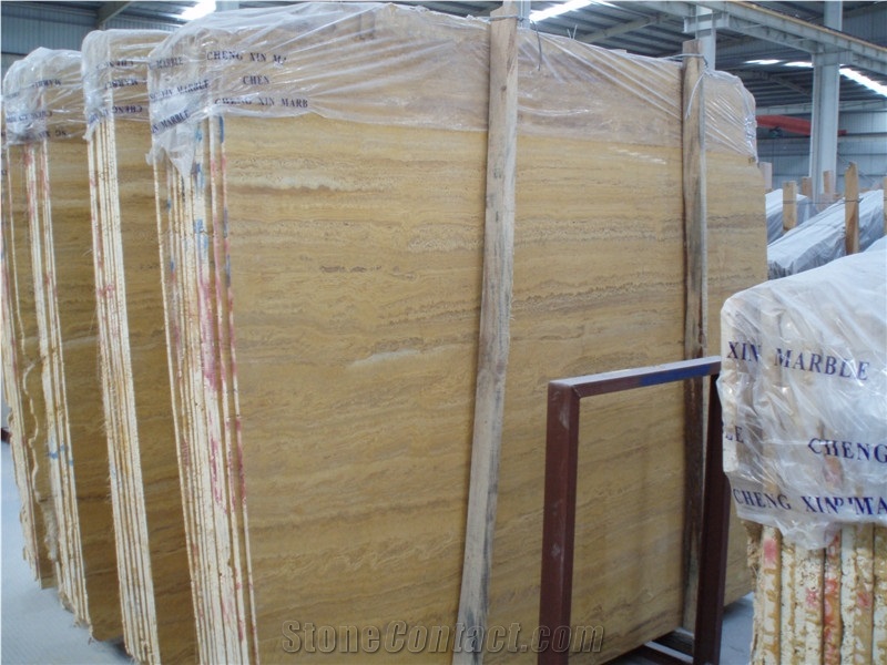 Golden Travertine Slab, Golden Travertine Tiles, Golden Travertine, Imperial Gold Travertine, French Pattern Travertine Tiles,