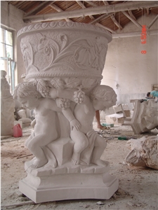 Grey G603 Granite Garden Flower Pot