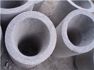 Grey G603 Granite Garden Flower Pot