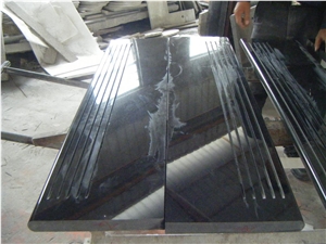 High Quality China Black Granite Steps Cheap Stone Stair,Polished