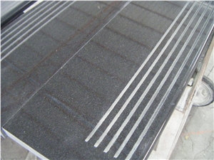 High Quality China Black Granite Steps Cheap Stone Stair,Polished