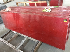 Red Quartz Stone Kithcen Coutertop
