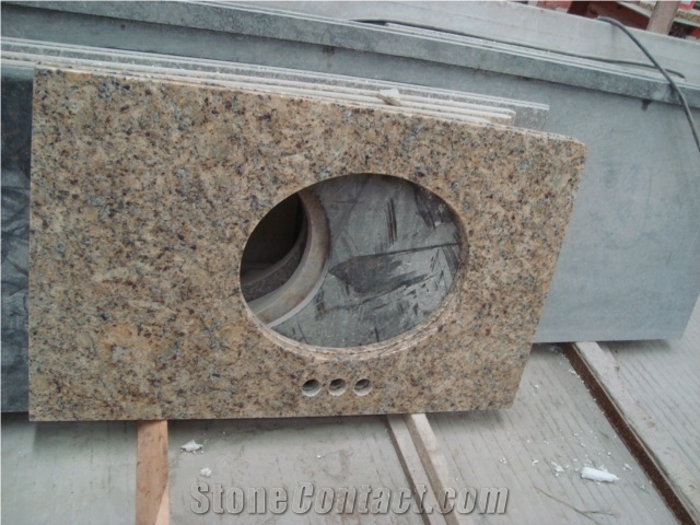 Santa Cecelia Dark Granite Countertop, Santa Cecilia Dark Granite Vanity Top