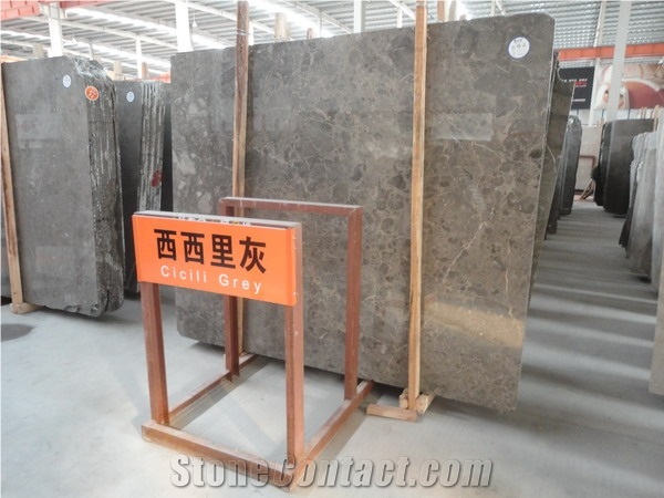Turkey Grey Marble Sicilia Grey Slabs & Tiles