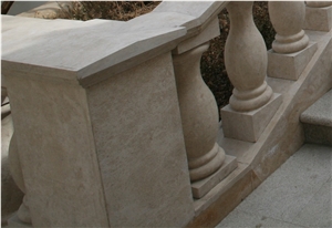 Vilhonneur Limestone Balustrade & Railings,French Limestone Vilhonneur Limestone Balustrade & Railings,French Limestone