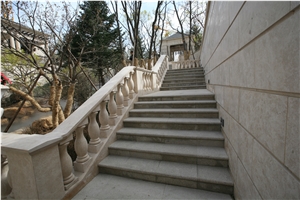 Vilhonneur Limestone Balustrade & Railings,French Limestone