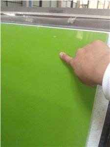 Xiamen China Chinese Engineered Quartz Man-Made Green Slab Tile Paver Cover Flooring