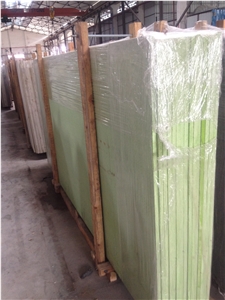 Xiamen China Chinese Engineered Quartz Man-Made Green Slab Tile Paver Cover Flooring