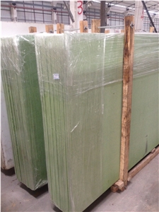 Xiamen China Chinese Engineered Quartz Man-Made Green Slab Tile Paver Cover Flooring
