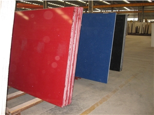 Xiamen China Chinese Engineered Quartz Man-Made Red Slab Tile Paver Cover Flooring