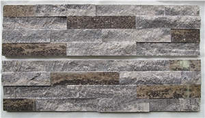 China Grey Quartzite Cultured Stone, Yellow Wall Cladding Ledge Stone/Veneer/Stacked Stone Slim Z Shape Grey Quartzite China Grey Quartzite Cultured Stone, Yellow Wall Cladding Ledge Stone/Veneer/Stacked Stone Slim Z Shape Grey Quartzite