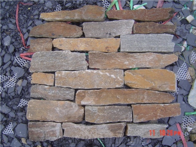 Natural Surface Quartsizte Cultured Stone,Random Size Stone