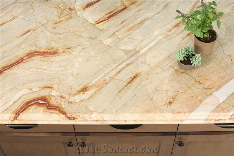 Nacarado Quartzite Kitchen Countertop