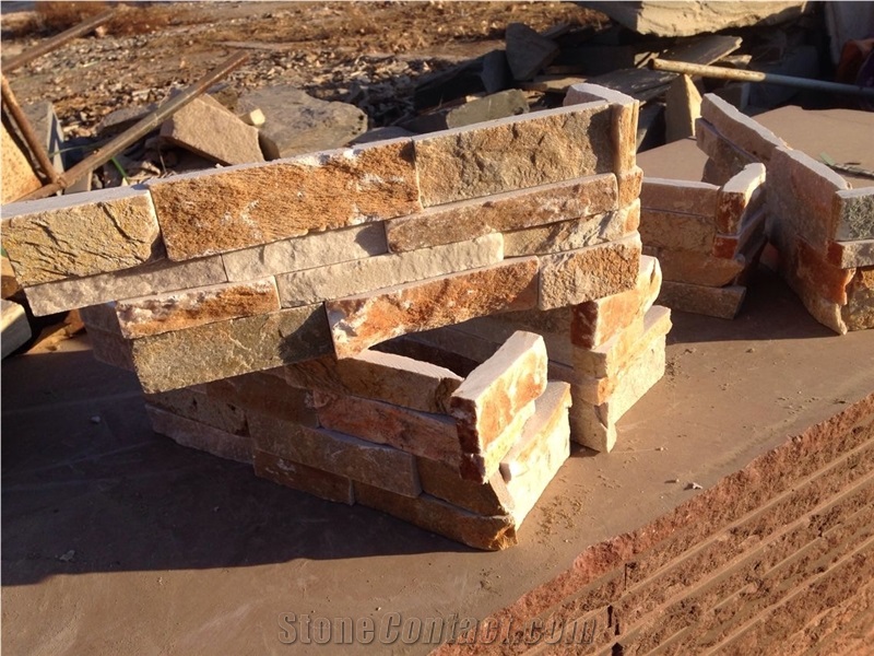 China Grey Slate Cultured Stone, Ledge Stone, Corner Stone