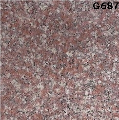 Cheap China Natural Stone Peach Blossom Red G687 Granite Floor Tiles Cheap China Natural Stone Peach Blossom Red G687 Granite Floor Tiles