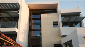 Best Cream Marble Facade Project