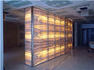 Blonde Onyx Translucent Wall Panel, Gold Onyx for Home Decoration