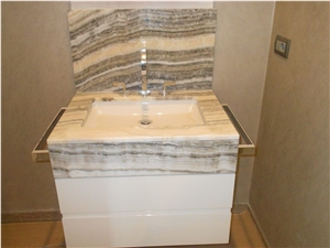 Blue River Onyx Custom Vanity Top