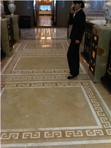 Golden Beige Marble Wall and Floor Tiles