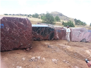 Rosso Levanto Marble Blocks, Rosa Levanto Marble, Red Marble Turkey Blocks