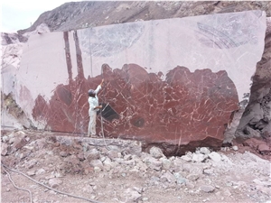 Rosso Levanto Marble Blocks, Rosa Levanto Marble, Red Marble Turkey Blocks