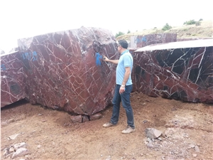 Rosso Levanto Marble Blocks, Rosa Levanto Marble, Red Marble Turkey Blocks