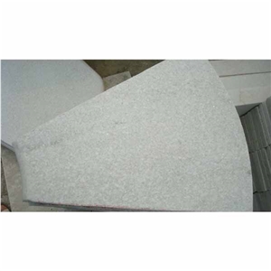 30*30*2cm Flamed Bullnose White Quartzite Pool Coping, Swimming Pool Coping