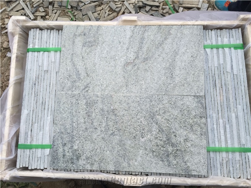 China Green Quartzite Slabs & Tiles,High Quality Natural Stone for Exterior Wall ,Natural Stone for Window Surround