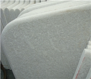 Great Project Square Edging White Quartz Stone Swimming Pool Coping Stones, Natural Quartz Slate White Quartzite Swimming Pool Coping
