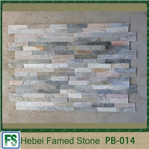 Multicolor Split Slate Culture Stone, Stone Slate Cultured Stone