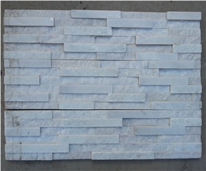 White Quartzite Cultured Stone,Stacked Stone Veneer