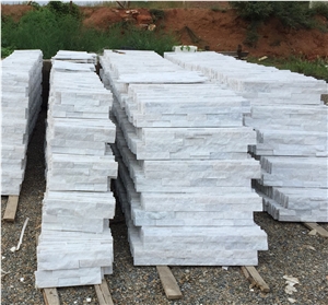 White Quartzite Facing Stone,High Grade Natural Raw White Quartzite Stone Cultured Stone