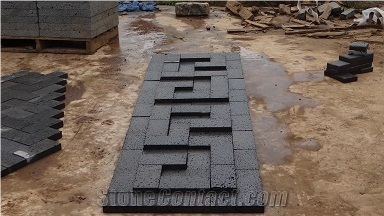 Lava Stone Basalt Tile & Slab, Viet Nam Grey Basalt