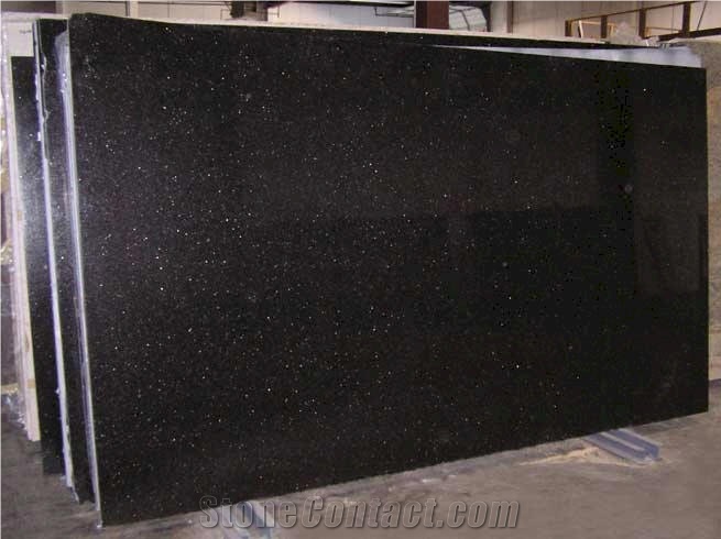 Black Galaxy Granite Slabs