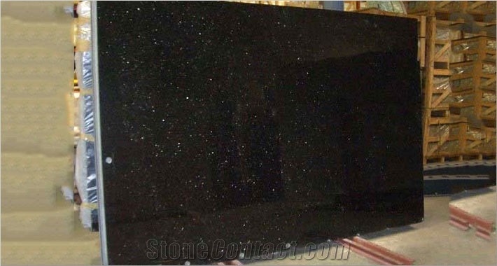 Black Galaxy Granite Slabs