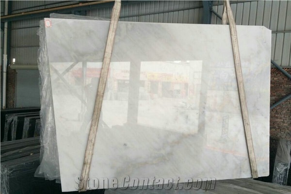 High Quality Guangxi White Marble, Polished White Marble Slab & Tiles