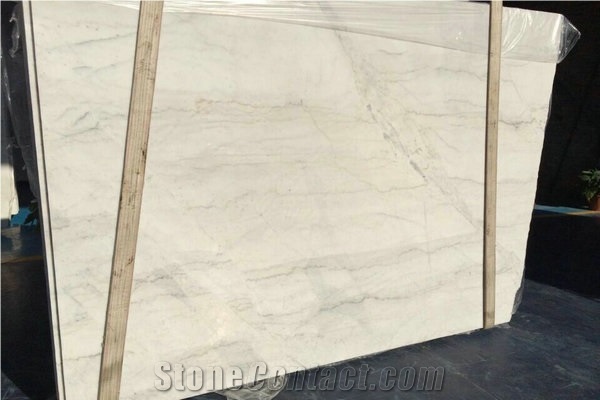 High Quality Guangxi White Marble, Polished White Marble Slab & Tiles