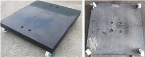 Absolute Black Granite Umbrella Base Polished