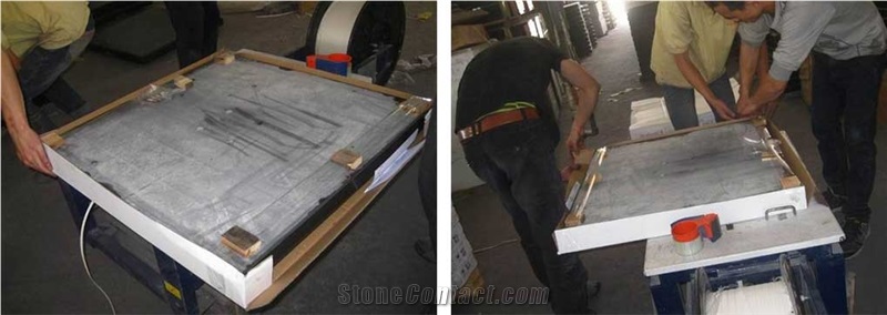 Absolute Black Granite Umbrella Base Polished