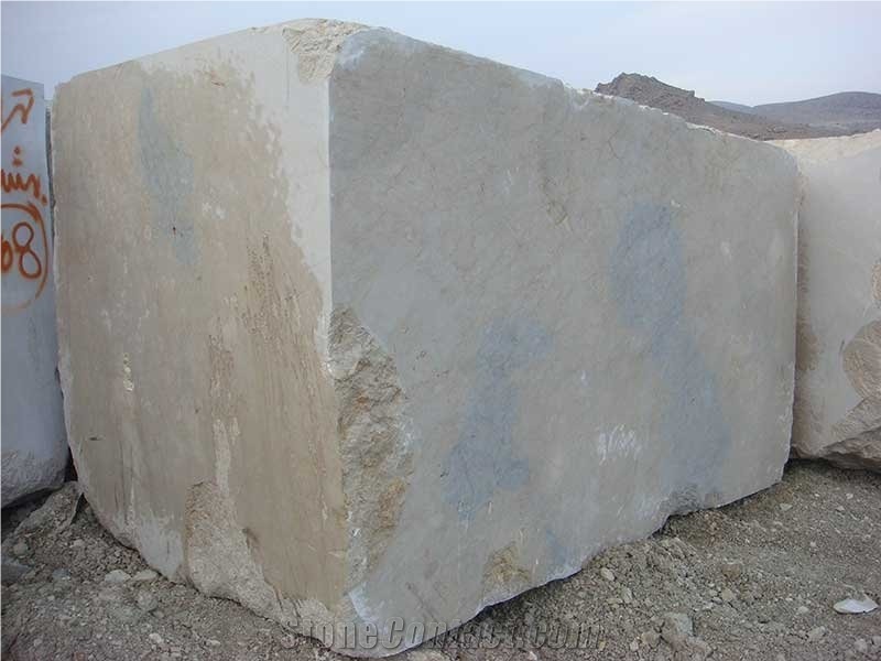 Behestan Blue Beige Marble Blocks, Blue Marble Iran Blocks